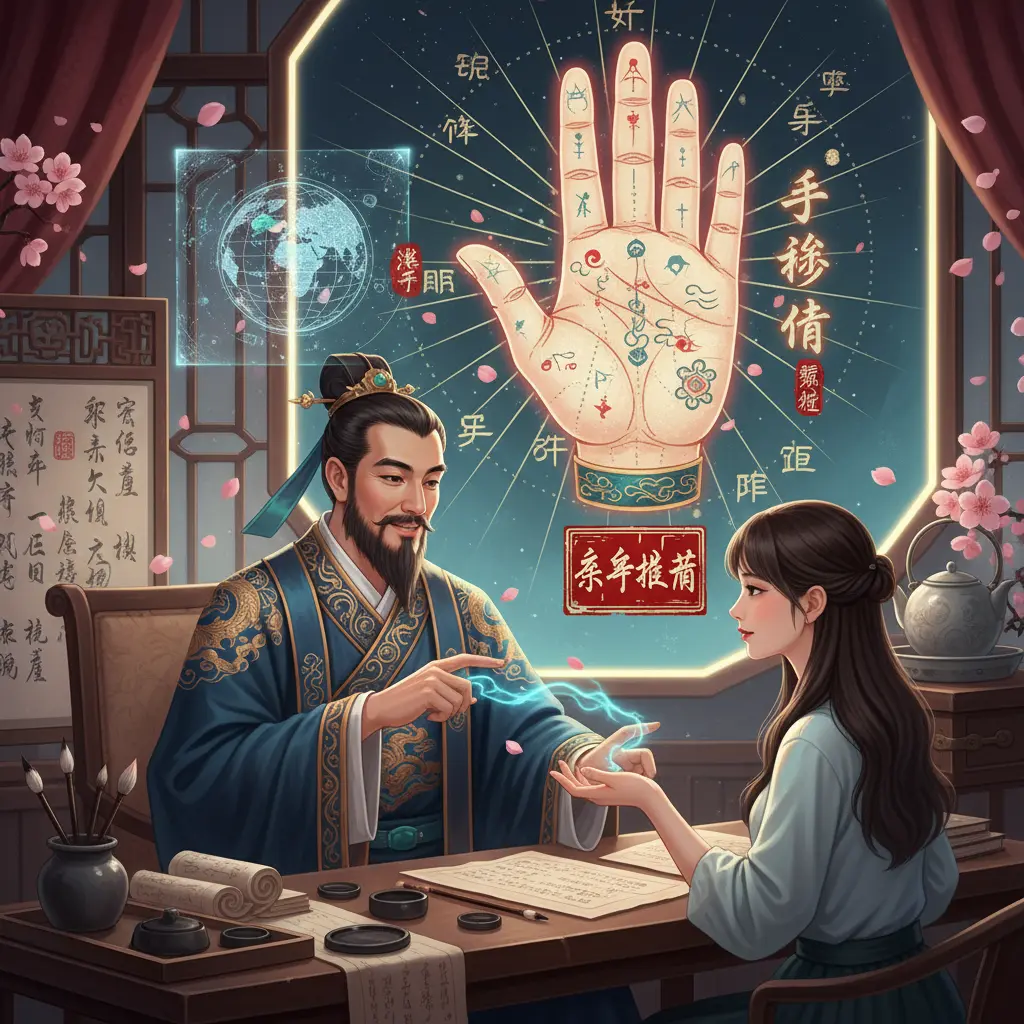 算命師傅推薦 - 手相學