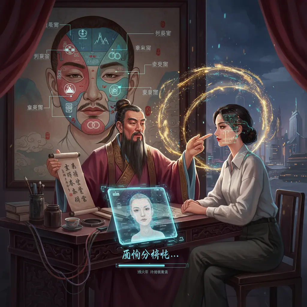 算命師傅 - 面相學