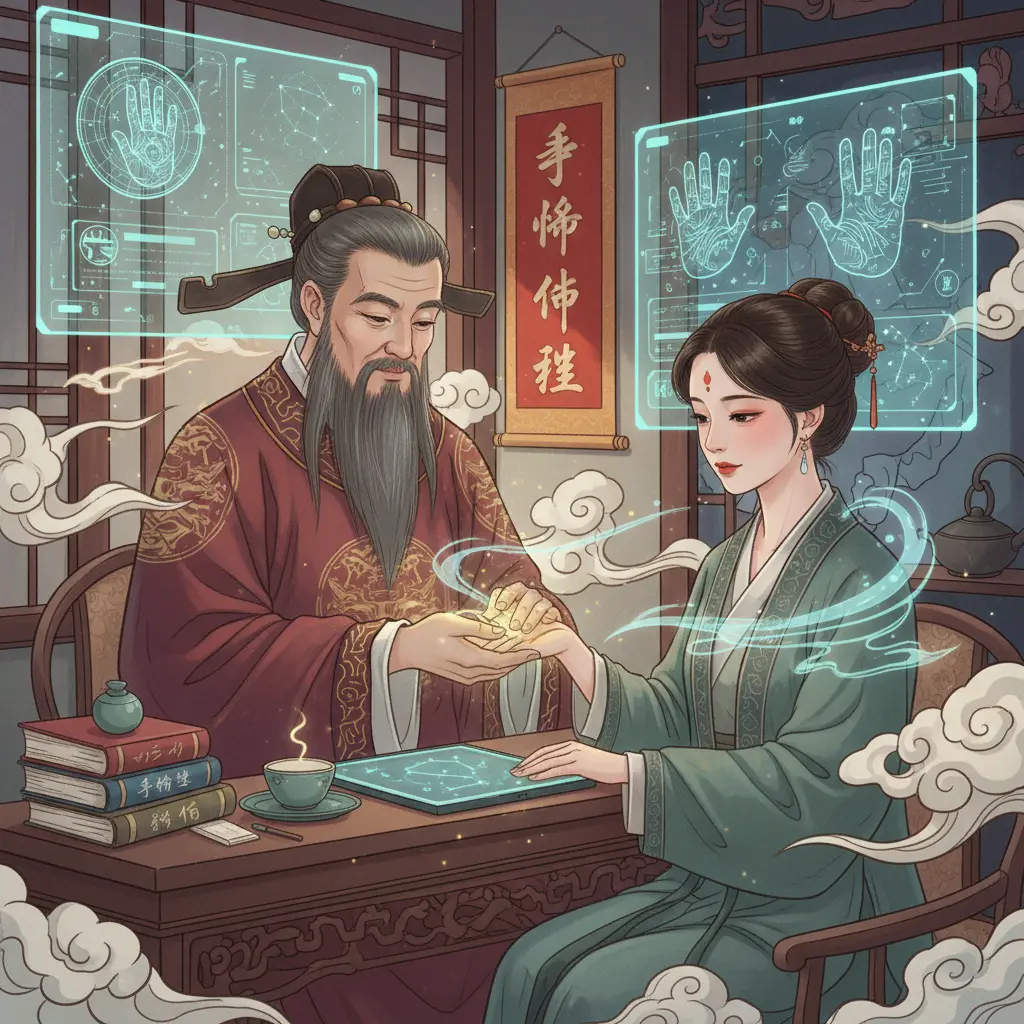算命師傅 - 手相學