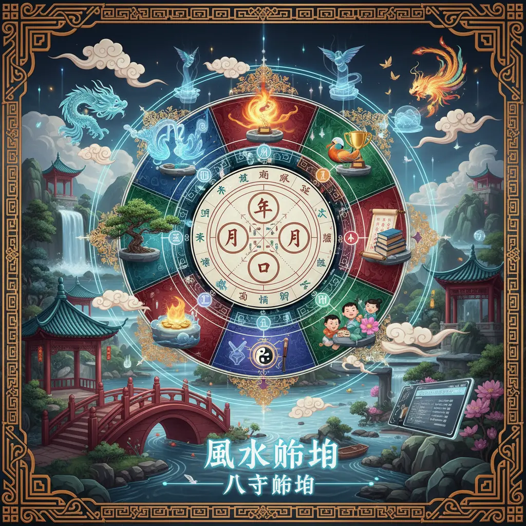八字 - 風水佈局